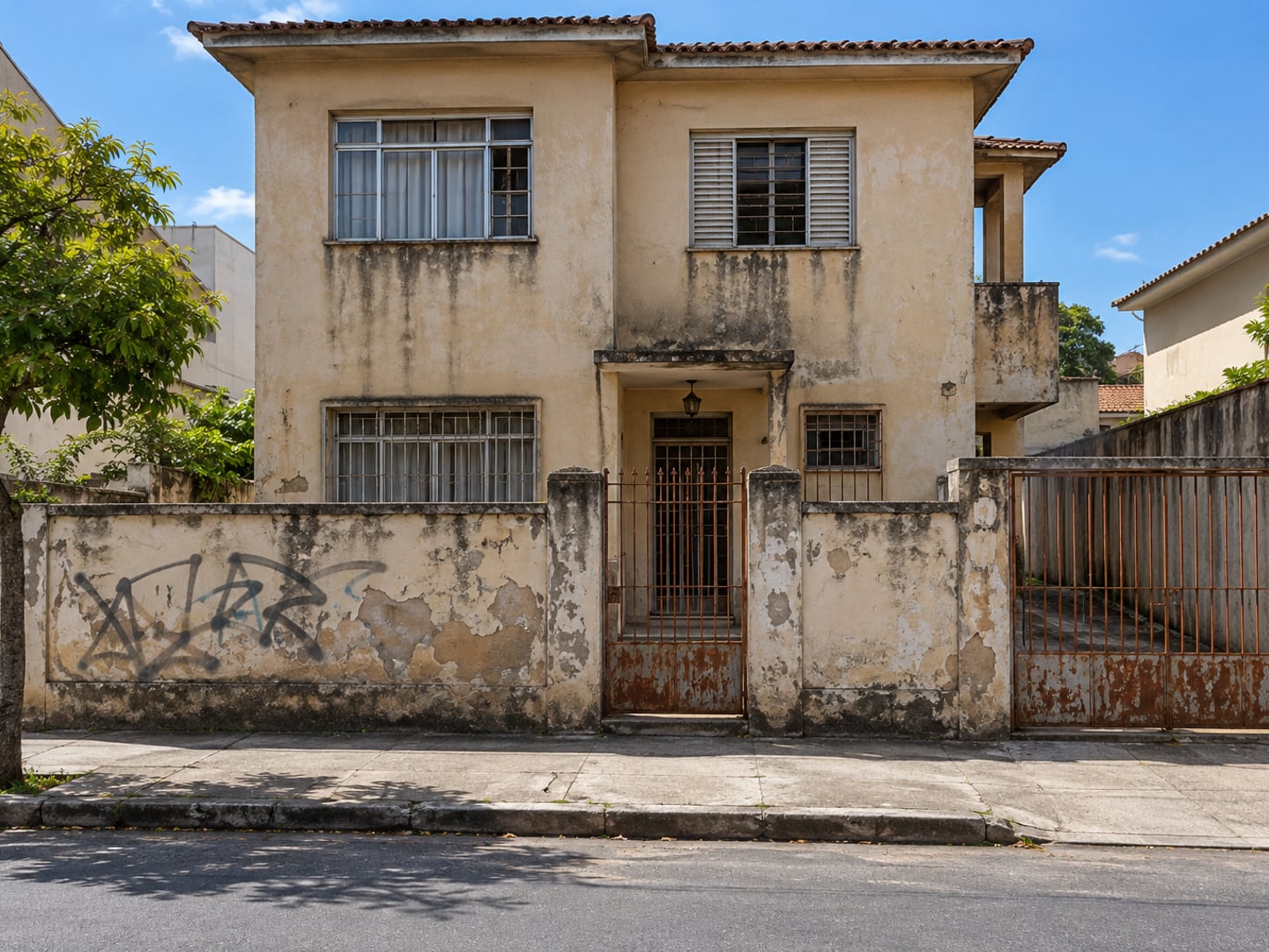 Pintura de Fachada — Antes